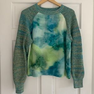 Anthropologie tie dyed sweater